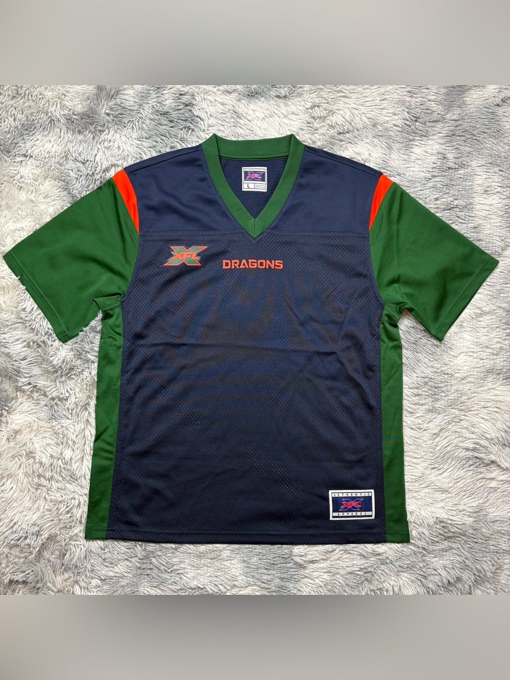 XFL Seattle Dragons Authentic Apparel Football Jersey